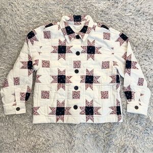Madewell Quilted Patchwork Jacket Size M
